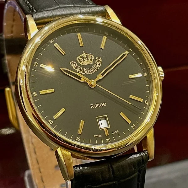 Rare Grovana King Abdullah II Jordan - Black Onix - 2003 39MM - Image 3