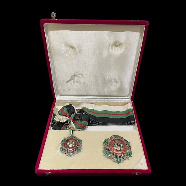 Jordanian Order of Al-Nahda Medals Set , First Class – First Issue (1917–1952) - Image 5