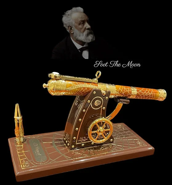 Rare Limited Edition  S.T. Dupont Shoot The Moon Jules Verne’s 190/865