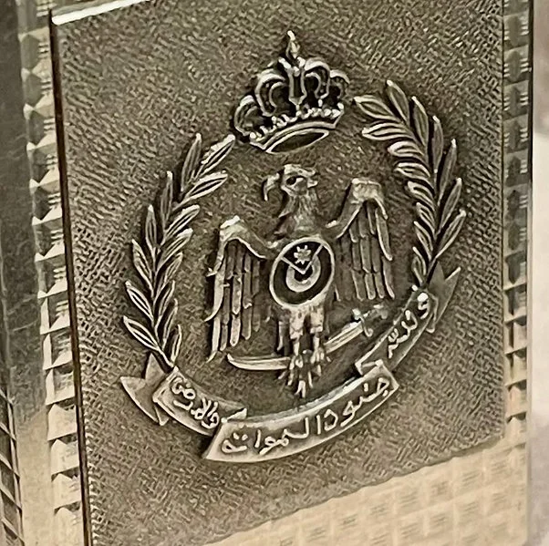 Genuine Preowned Flaminaire Lighter Jordan Air Force 1977 Silver Solid Plated - Image 2