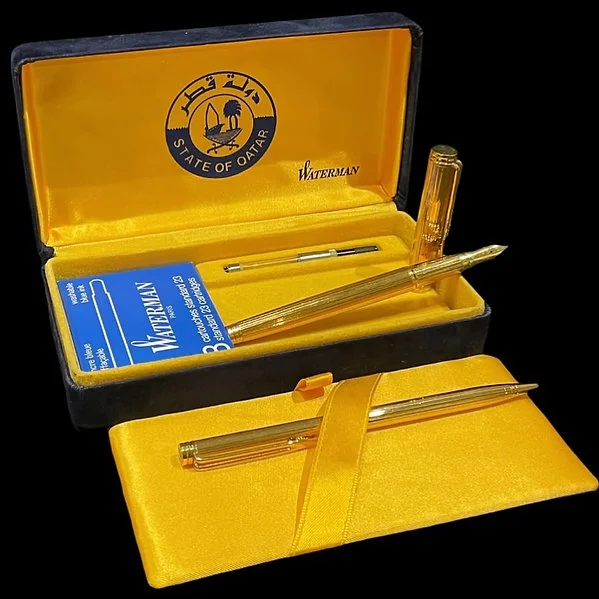 Qatari Amiri Limited Edition Complete Pens Set By Waterman France - Image 6