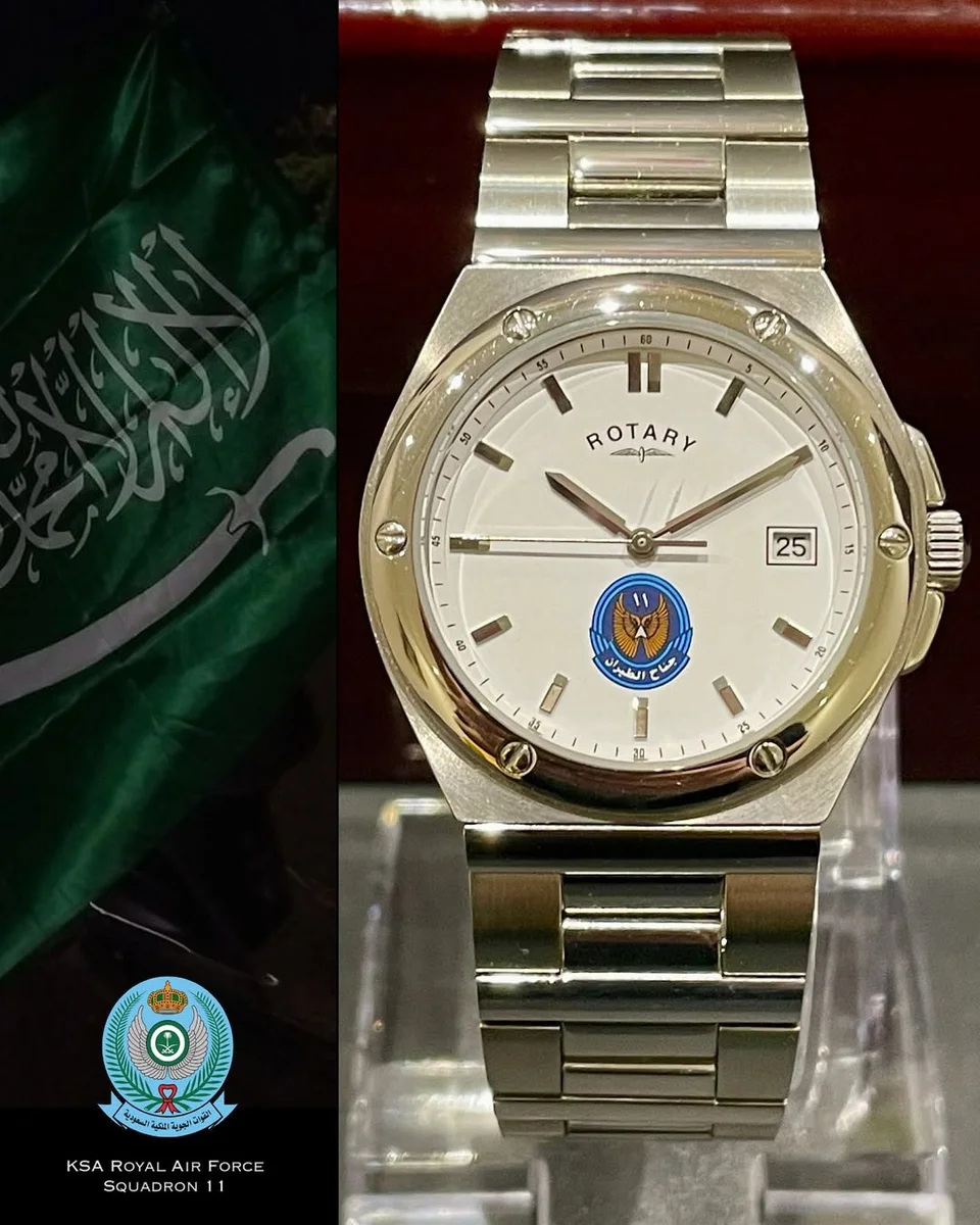 Rotary Switzerland Dress Watch- Suadi Arabia Air Military Forces 11