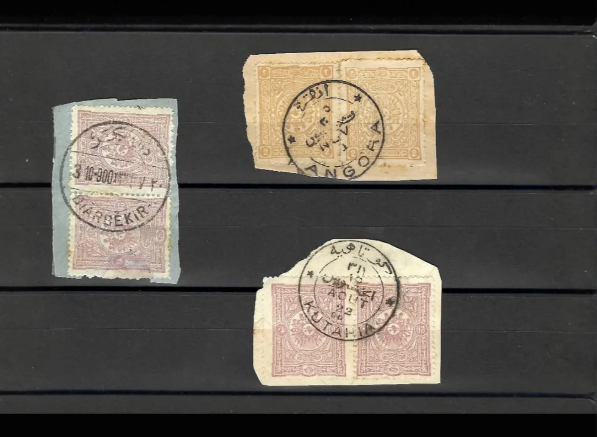 Ottman Revenue Stamps 1890 - Ankra - Kotohai - Diar Baker