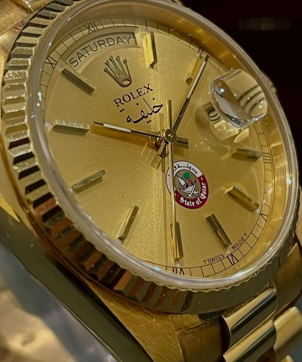 Rare1980 Rolex Day Date Sheikh Khalifa Bin Hamad Al Thani Qatar - Image 5