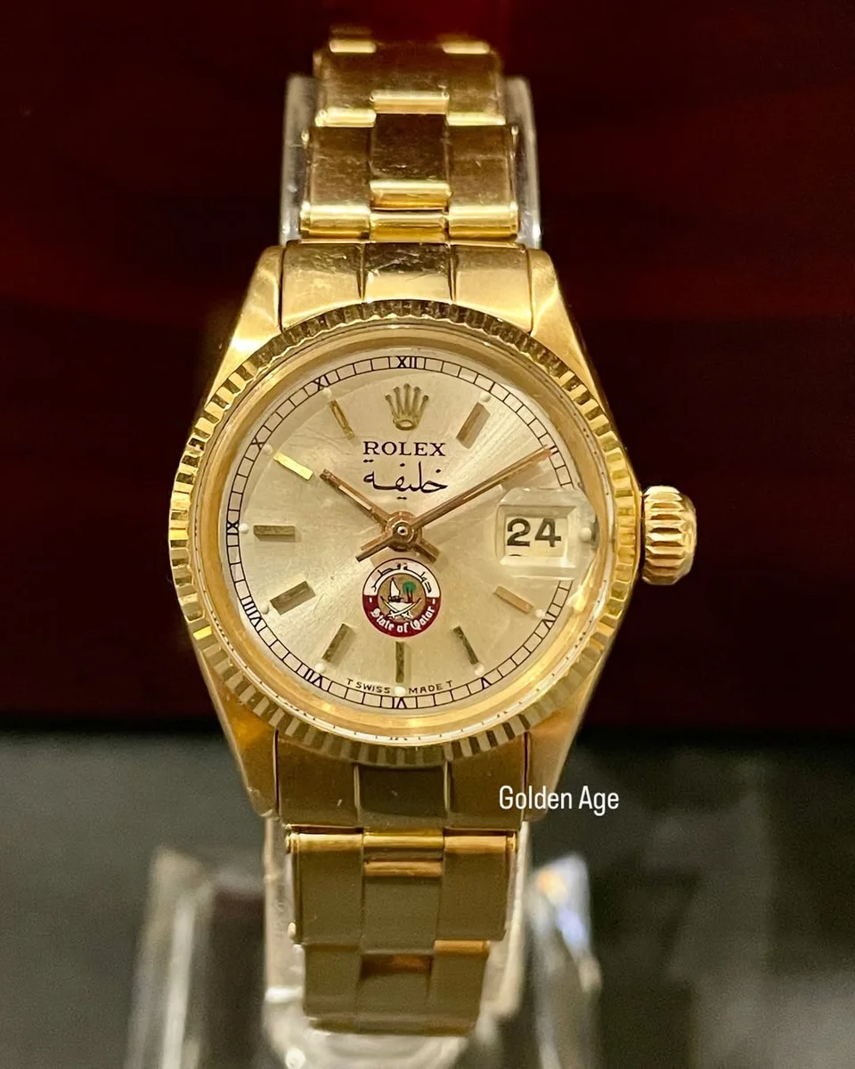 1980s Rolex Qatar Special Edition HHR Khalifa Bin Hamad Rare - Image 2
