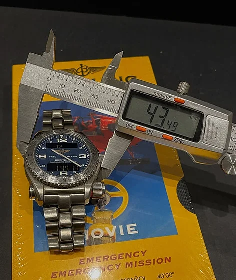 Rare Breitling Emergency 2007 Blue Dark Titanum Complete Set - Image 8