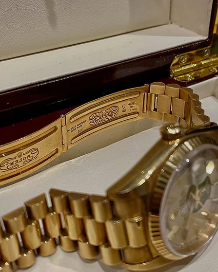 RARE Sovereign Rolex Arabic UAE Military Edition, Day Date Gold - Image 4