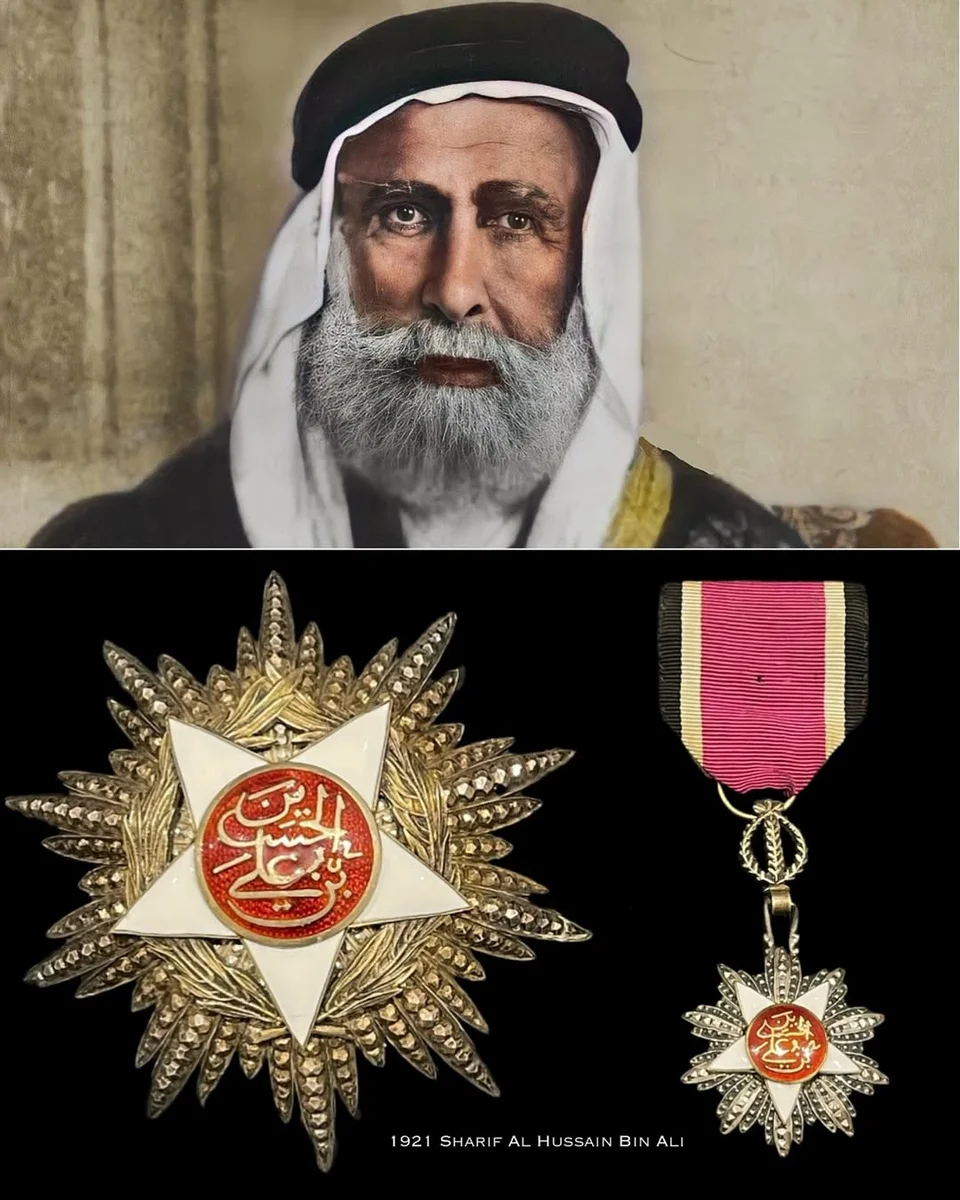 Rare Hashemite Independence Order – Sharif Hussein Bin Ali Era 1921