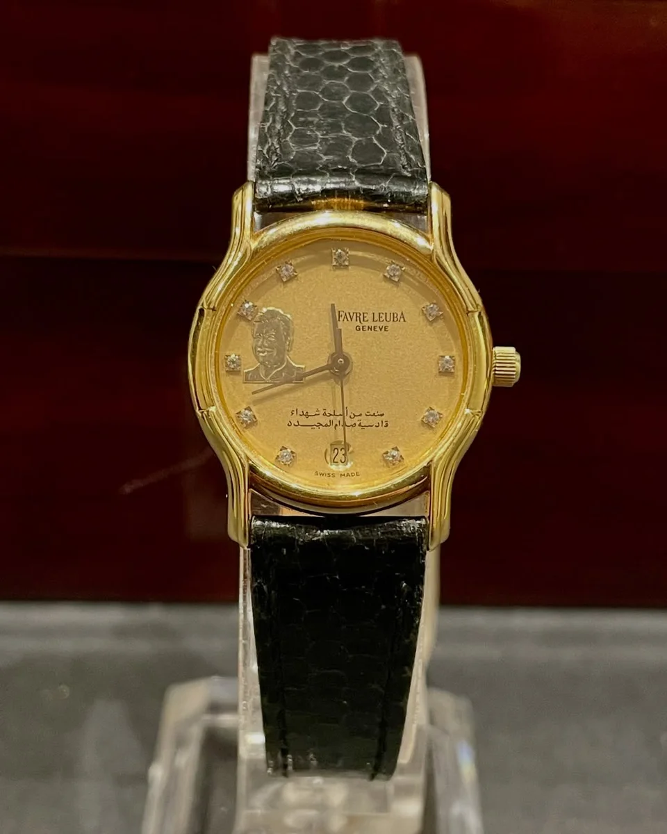 1980 President Saddam Hussein Favre-Leuba and Universal Geneve - Image 2