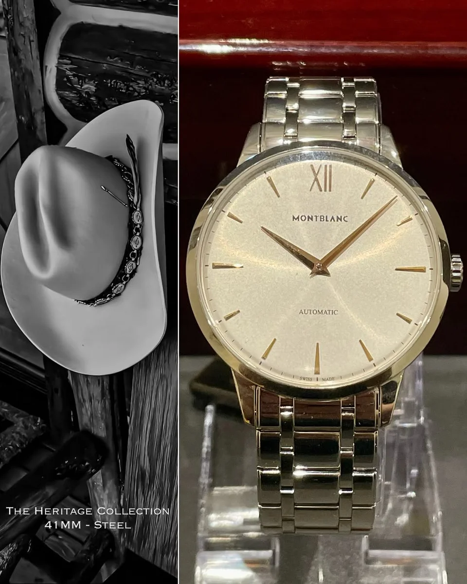 Montblanc Heritage Classic Automatic Silver Dial Steel