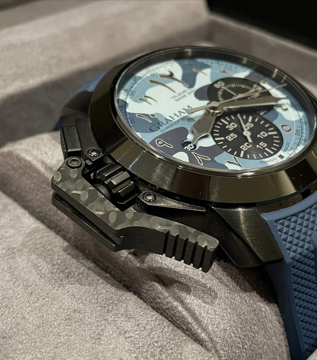 Rare Arabic Graham Chronofighter Edition Known Blue Ocean - Image 2