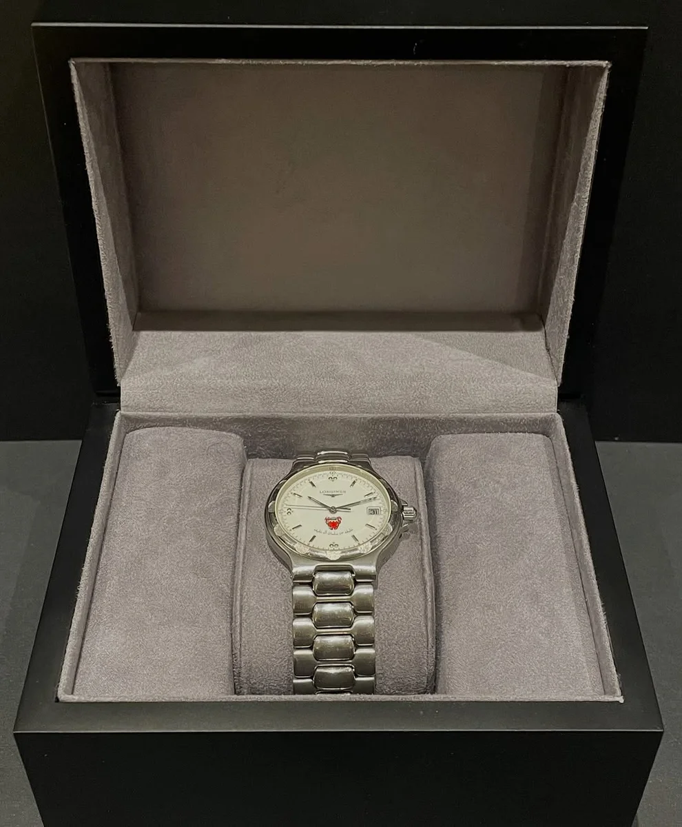 1990 Rare Longines Sheikh Khalifa bin Salman Al Khalifa - Image 5