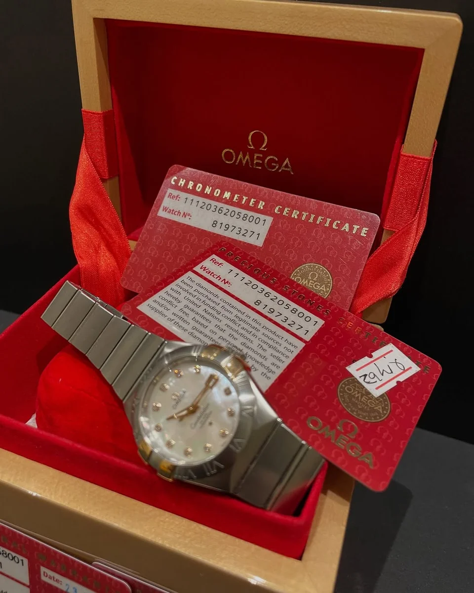 Omega Constellation 2007 Large 31MM Ladies Complete Set - Image 5