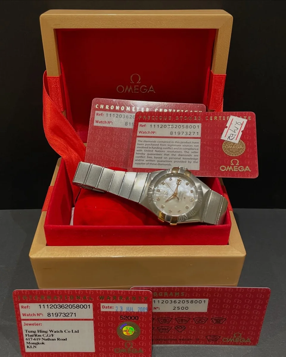 Omega Constellation 2007 Large 31MM Ladies Complete Set - Image 6