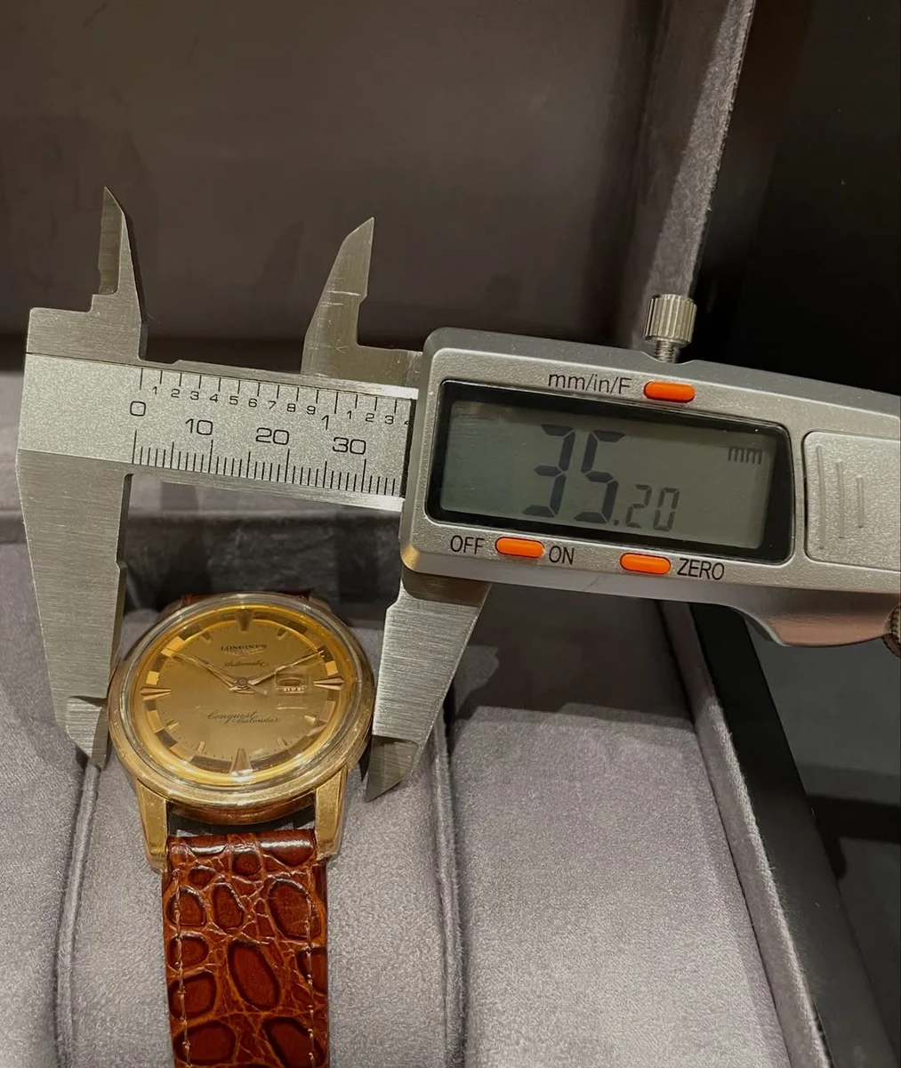 1965 Conquest Calendar Longines - Rare - Gold Steel - Image 8