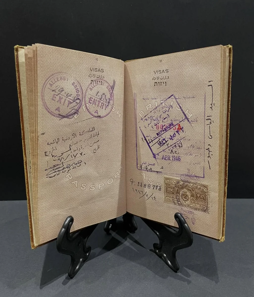 Historical Rarity – 1942 Document Palestine Passport Complete Book - Image 11