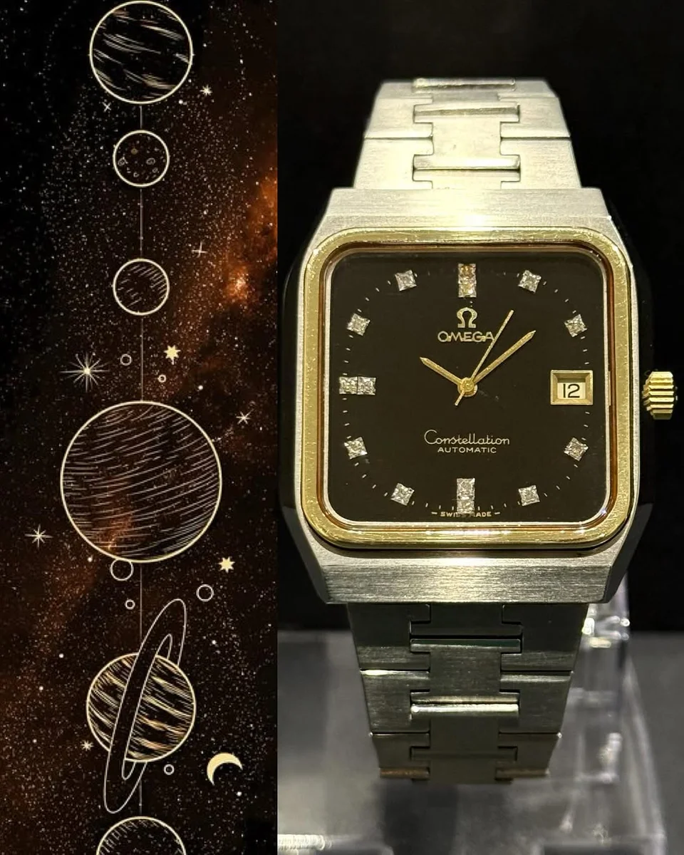 Omega Constellation – Edition 1978 - Steel Black Onex