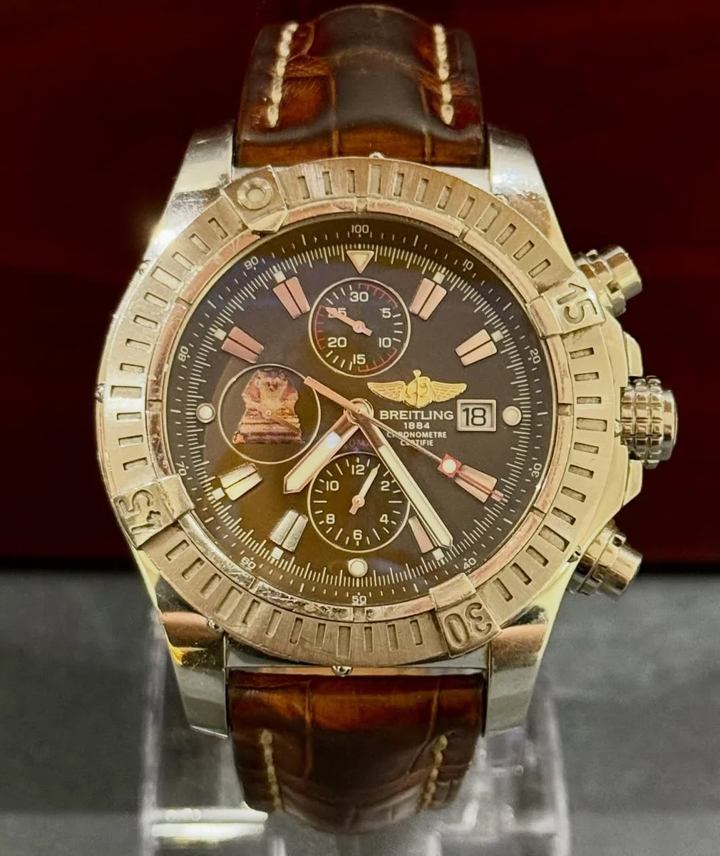 Very Rare Breitling Super Avenger – Egypt 2010 Limited 50/50 - Image 2