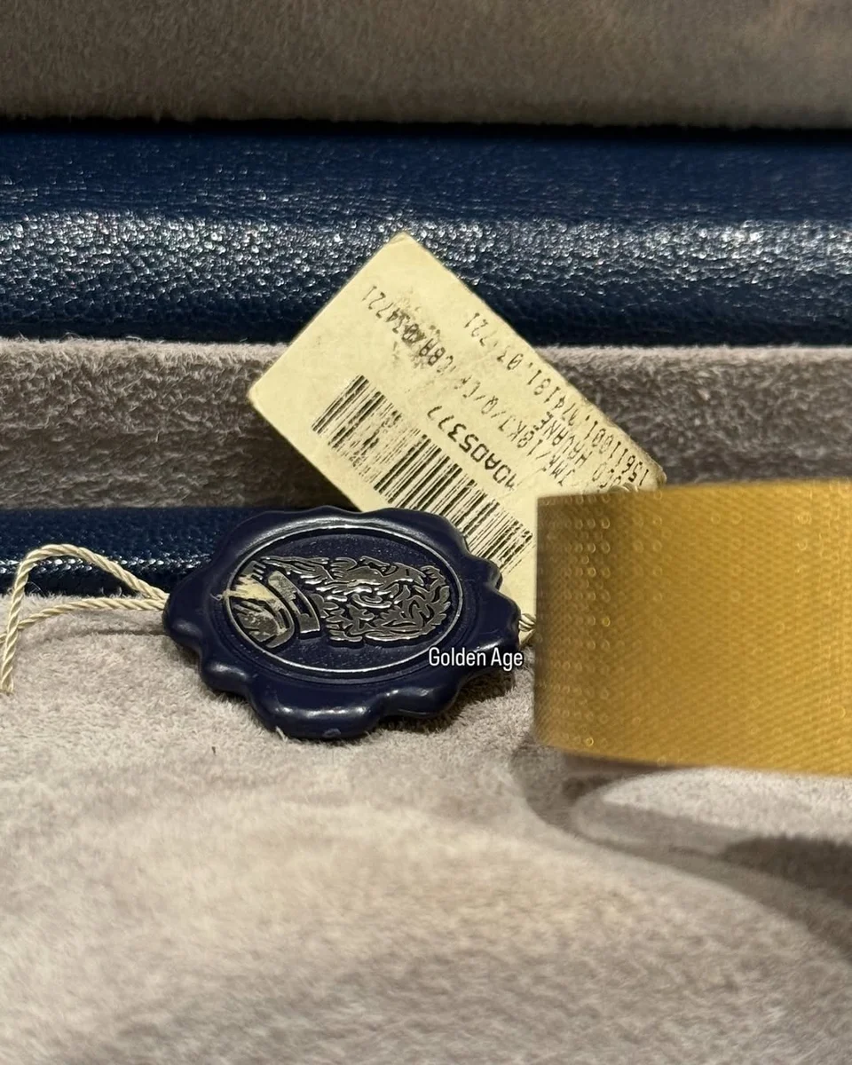 RARE 1970 Rolex Cellini Lapis Lazuli18k Yellow Gold In Excellent Condition - Image 13