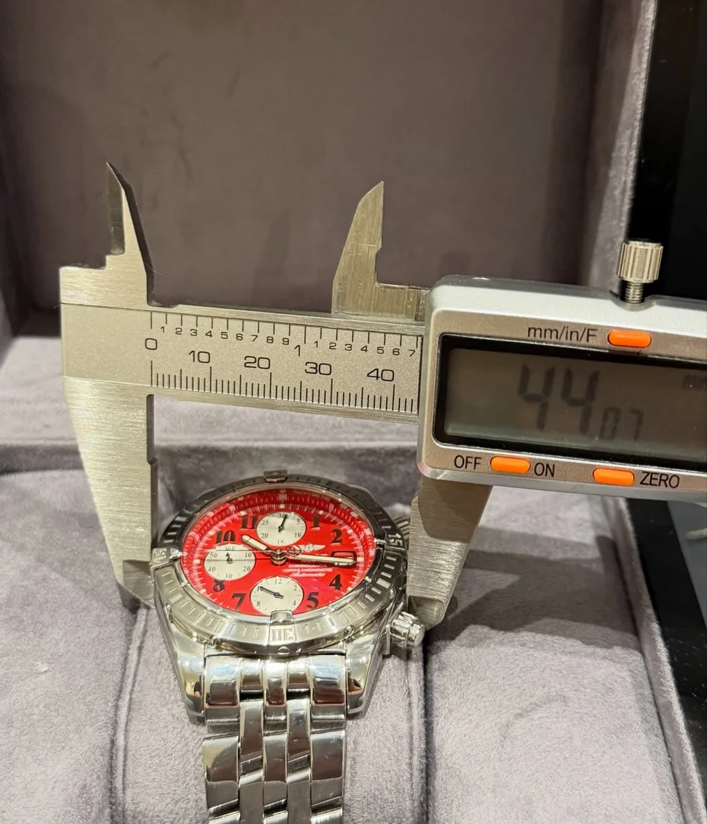 RARE Breitling Evolution 2006 Rare Red Dial - Image 7