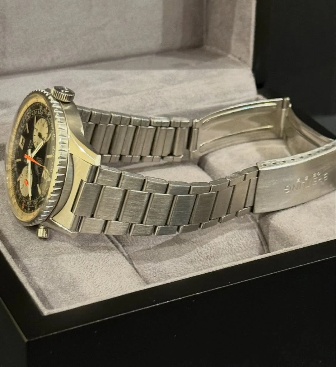 Rare 1970 Breitling Chrono-Matic First Military Edition UAE Armed Forces - Image 8