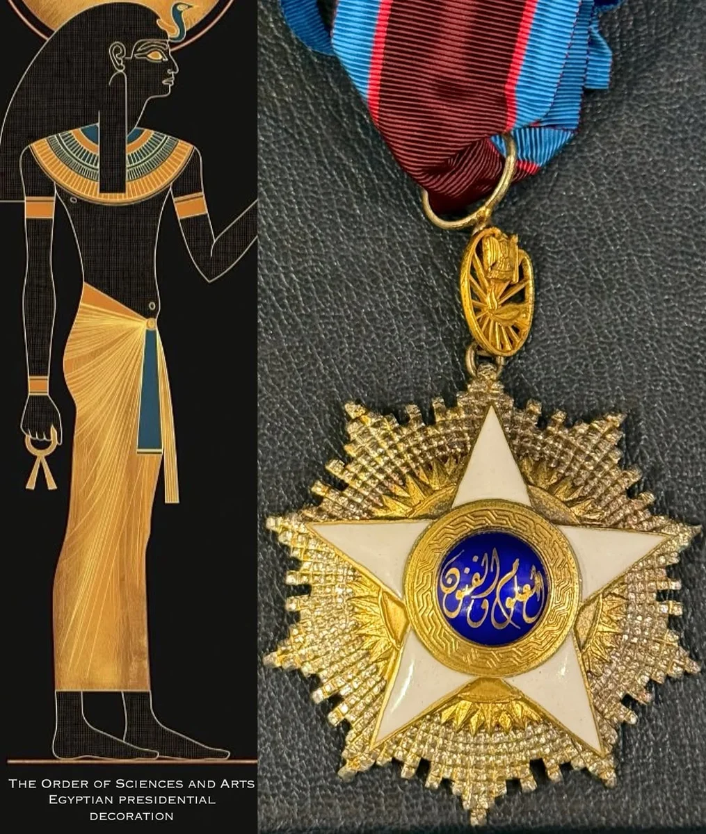 Rare Order Of Sciences And Arts – Egypt 1953