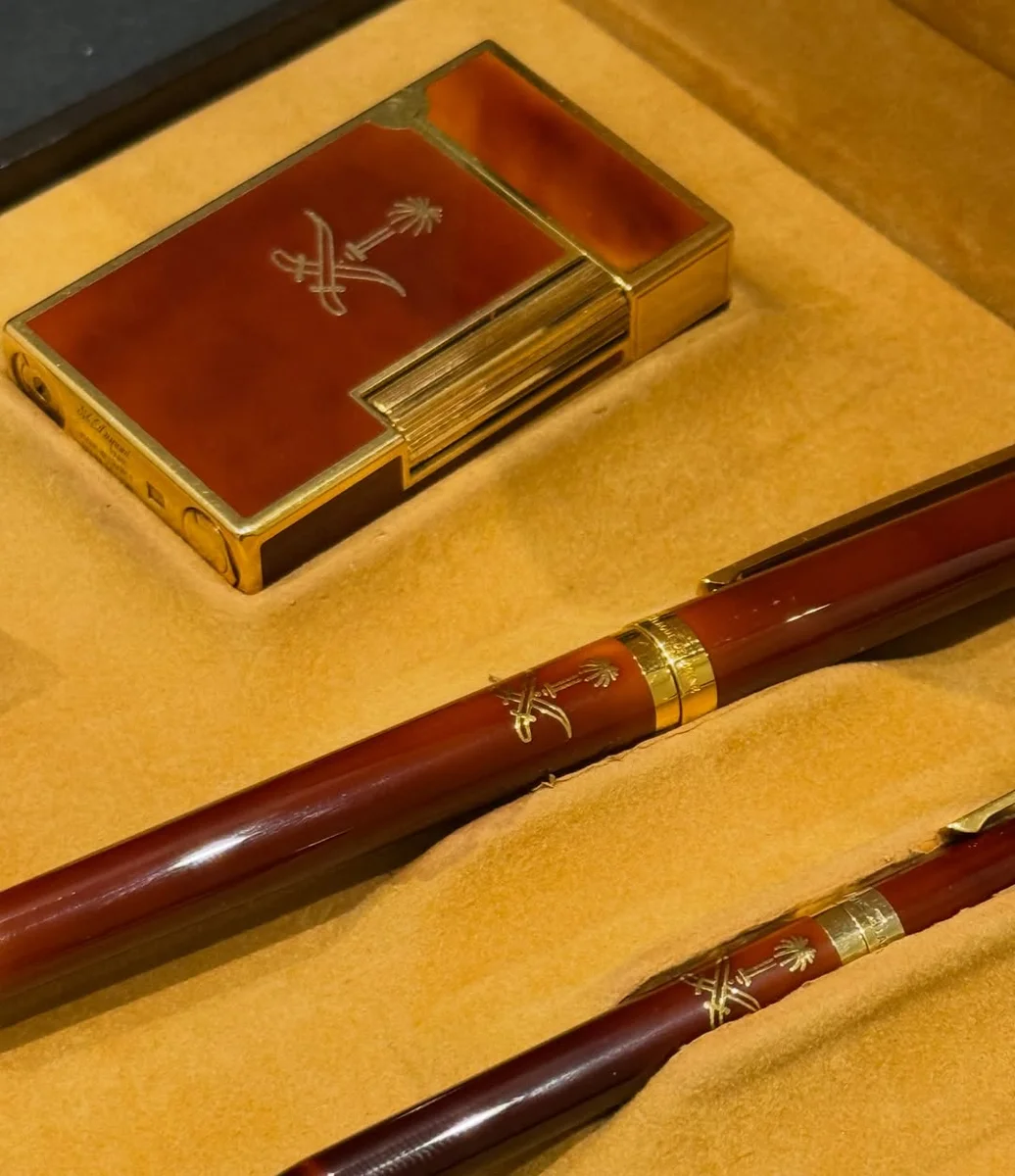 Rare St Dupont Set Special Edition KSA 1990 - Image 9