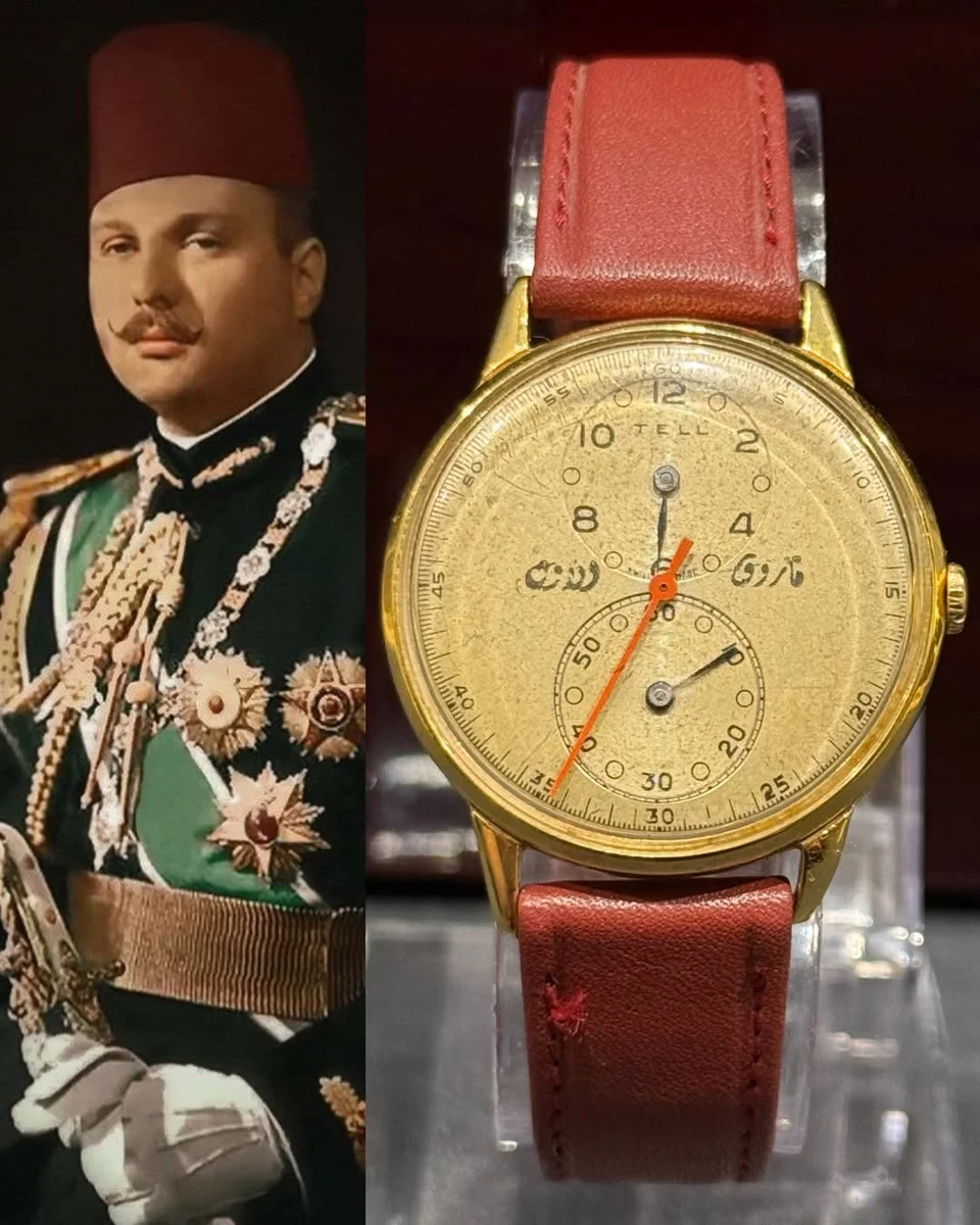 Rare Royal Edition – King Farouk 1948 Tell Wrist Watch