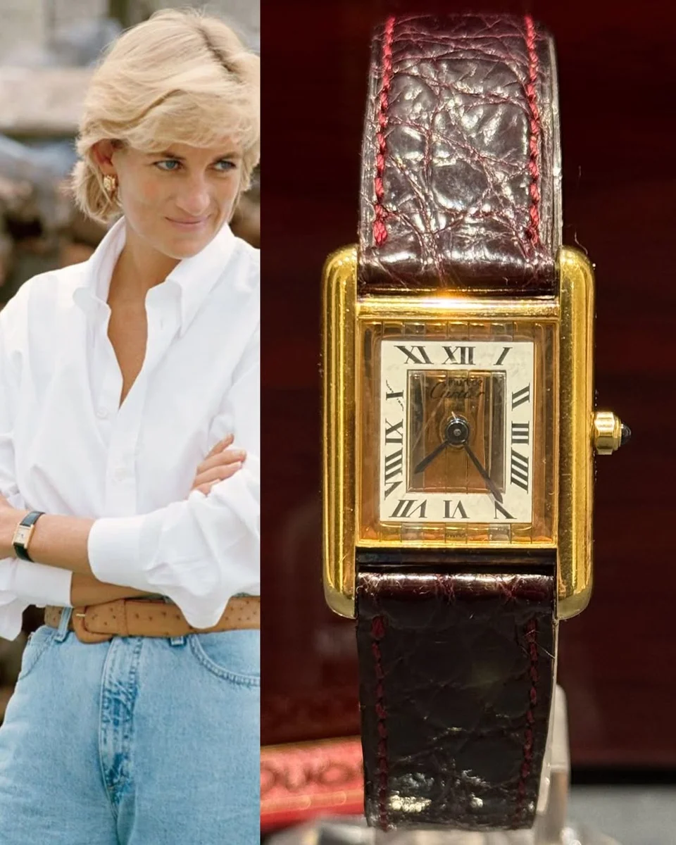 Rare Cartier Tank 1988 Complete Set For Ladies