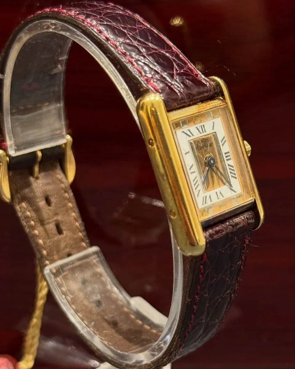 Rare Cartier Tank 1988 Complete Set For Ladies - Image 2