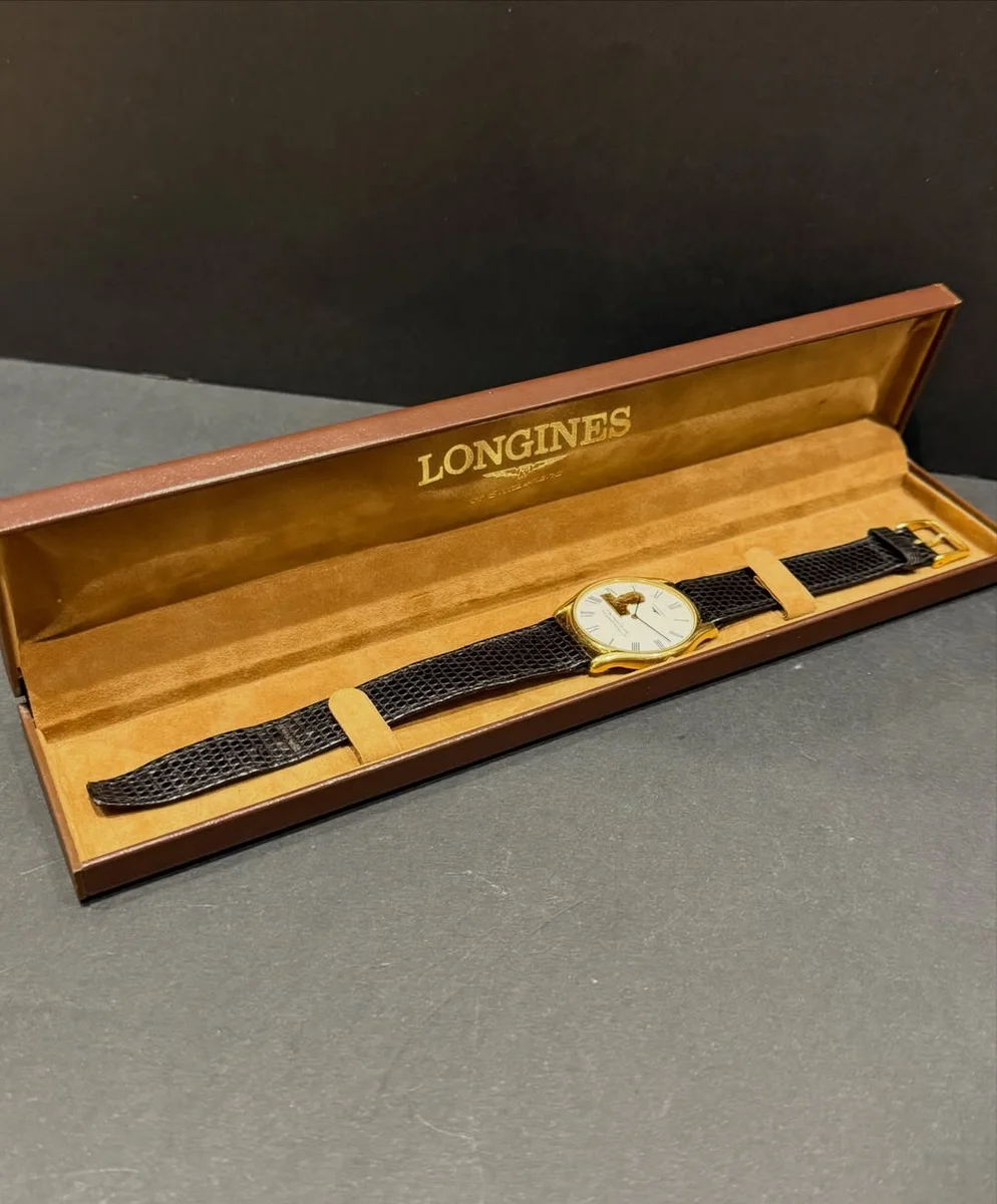 Ultra Rare Longines 1982 Engraved Big Size Edition Saddam Hussain - Image 4