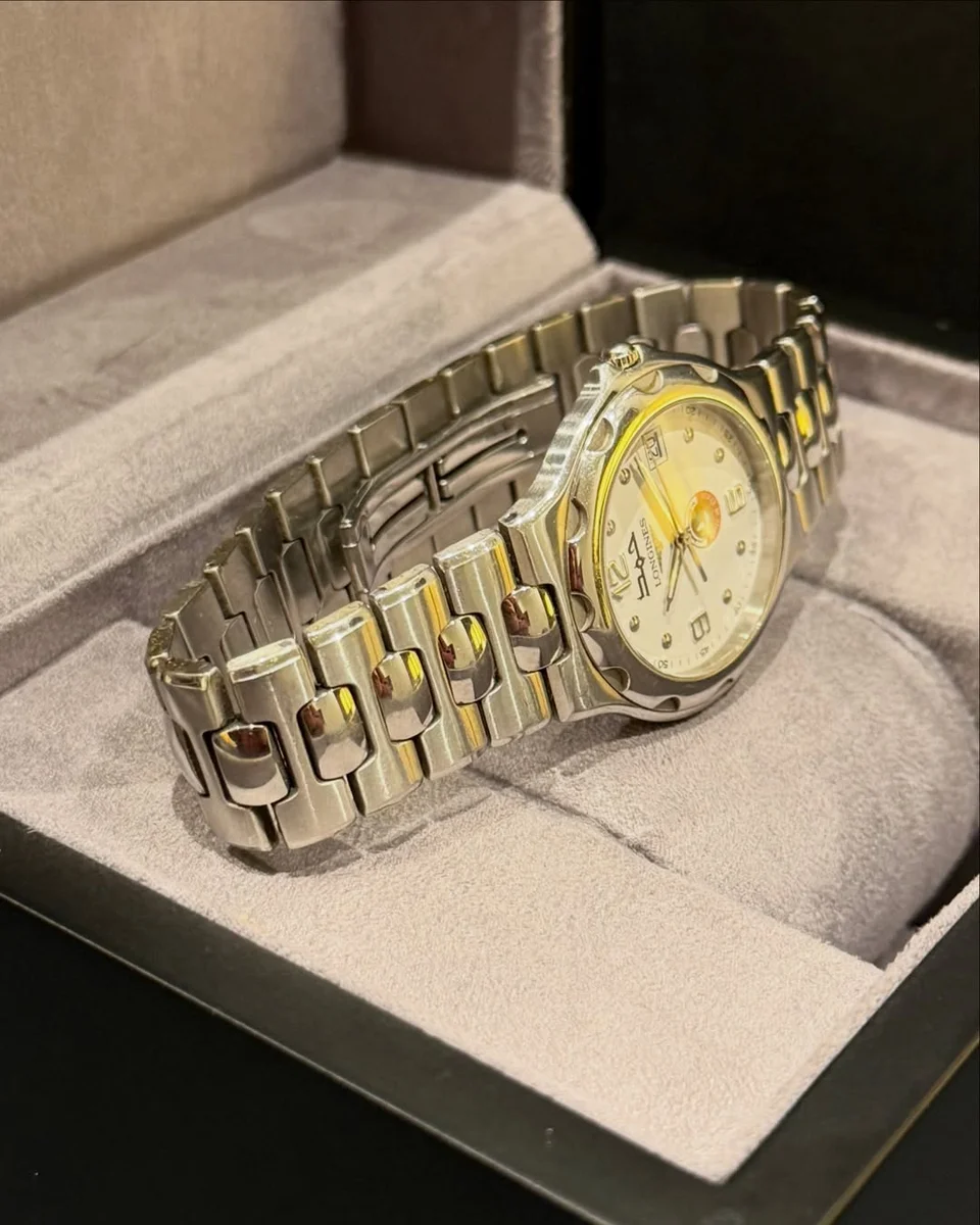 Rare Longines Special Edition Qatar Sheikh Hamad Bin Khalifa 1995 - Image 3