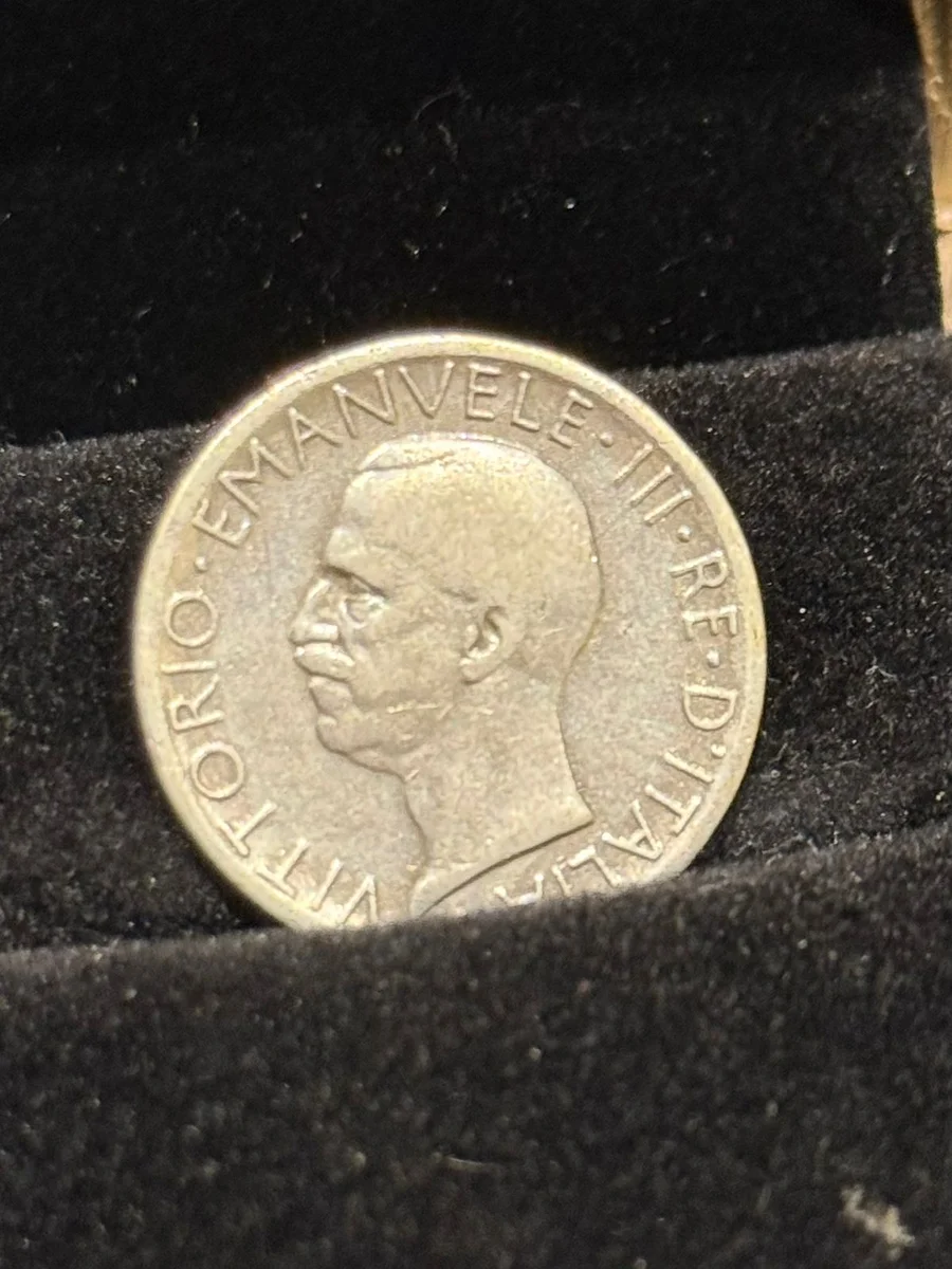 Emanvele 15 L Italy Fine Silver - 1929