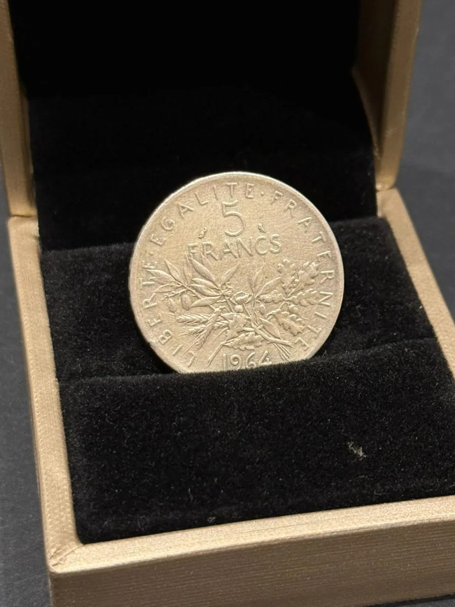 Rare 1964 France - 5 Franck Fine Silver - Image 2