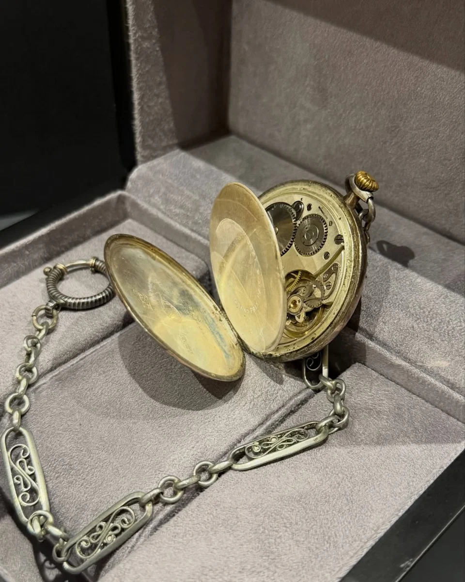 Rare Zenith Fine Silver Grand Prix 1900 Award For Swiss Precision 1900 - Image 3