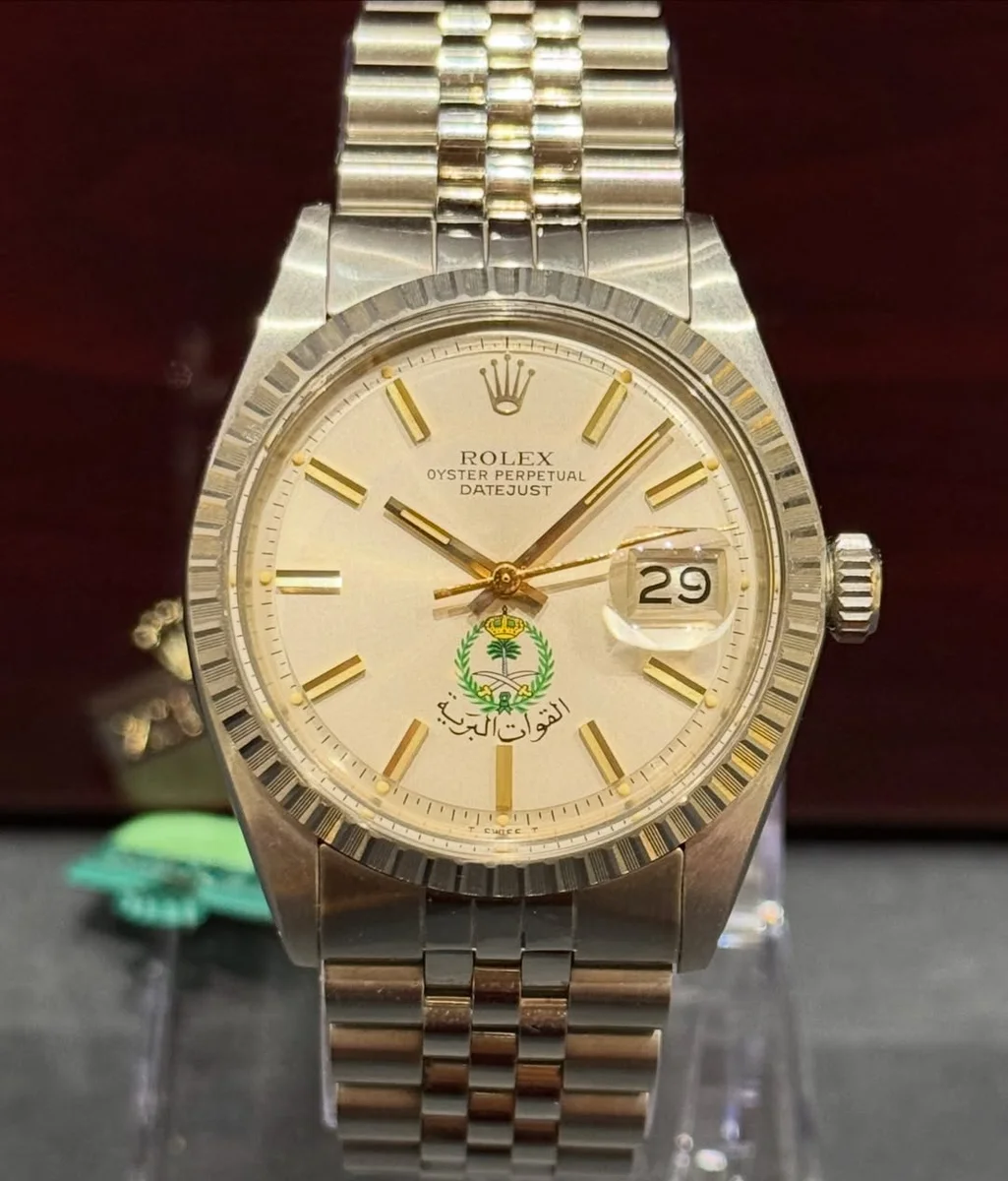 Ultra Rare Rolex 1976 Datejust Issued Exclusively For The Saudi Land Forces - Image 2