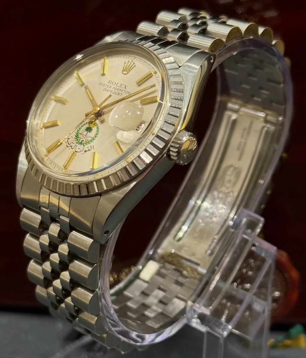 Ultra Rare Rolex 1976 Datejust Issued Exclusively For The Saudi Land Forces - Image 4