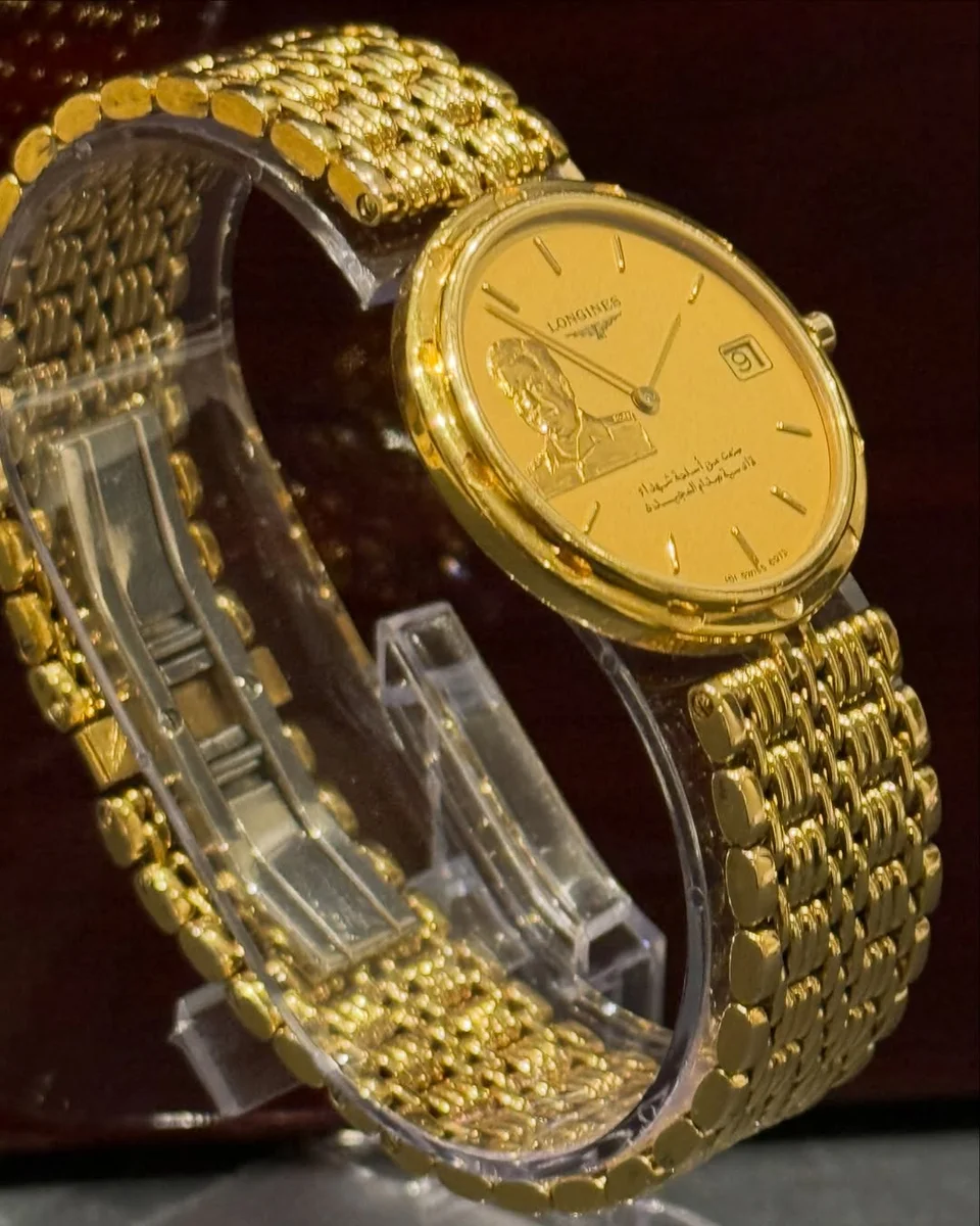 Rare 1981 Presidential Longines – Iraq President Saddam Hussain - Image 2