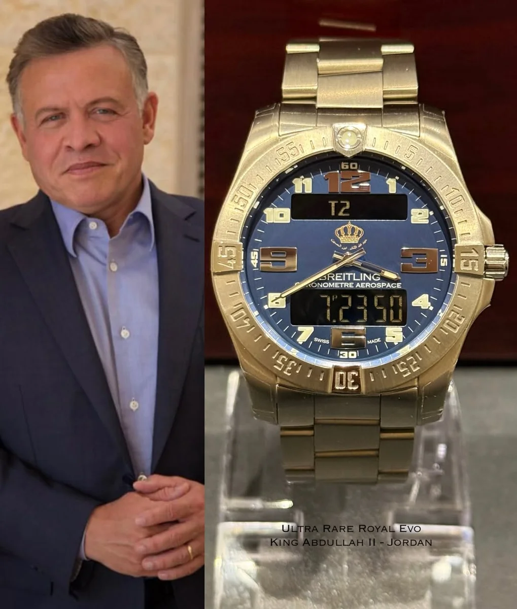 Rare Breitling Royal Exceptional Edition - Jordan King Abdullah II