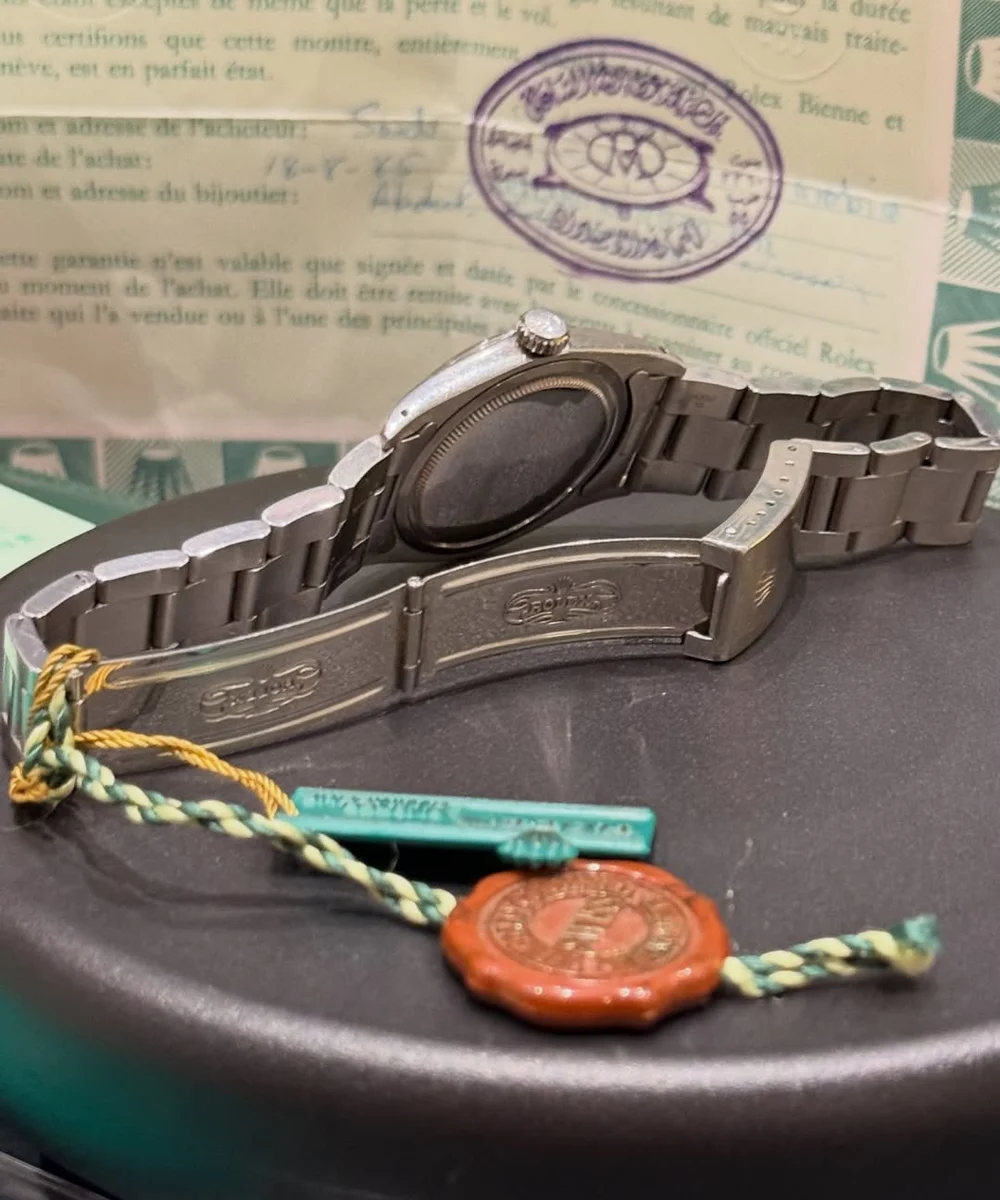 Rare Rolex Oyster Date Precision 1980 Edition Ivory Complete Set Very Special - Image 6