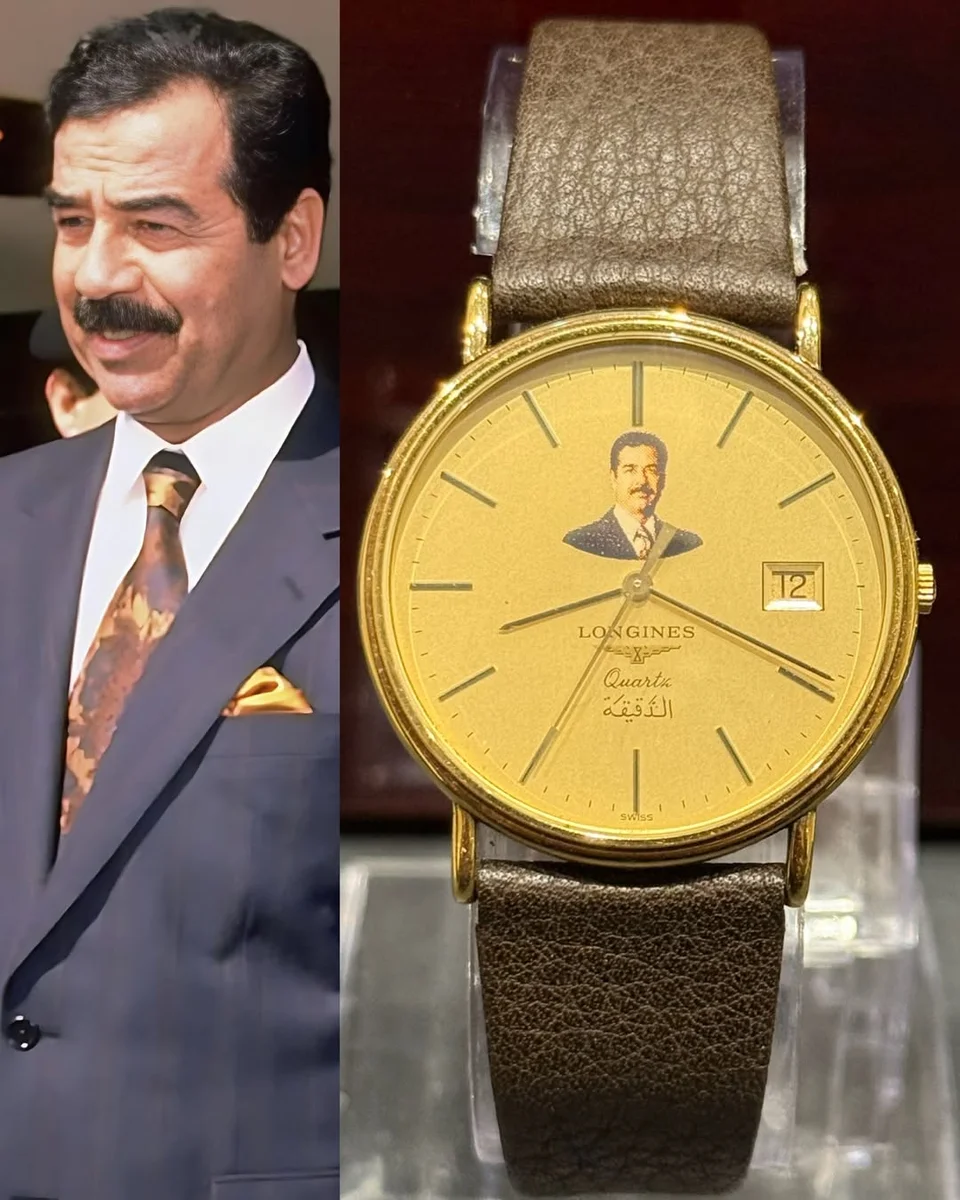 Rare Presidential Longines Special Edition Iraq 1980 President Saddam Hussein