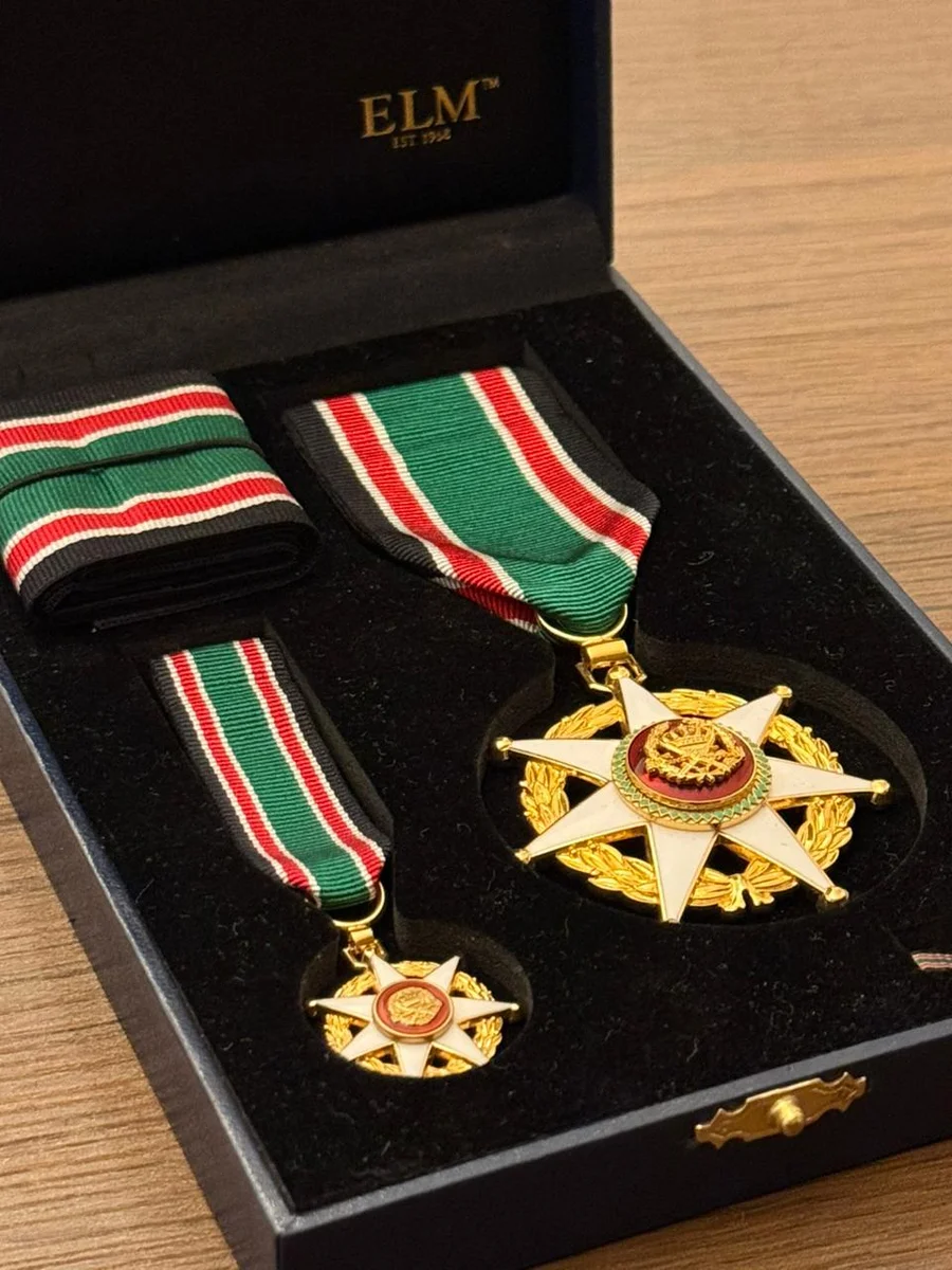 Rare Medals Set Al Isthkak Al Askari Jordan 1970