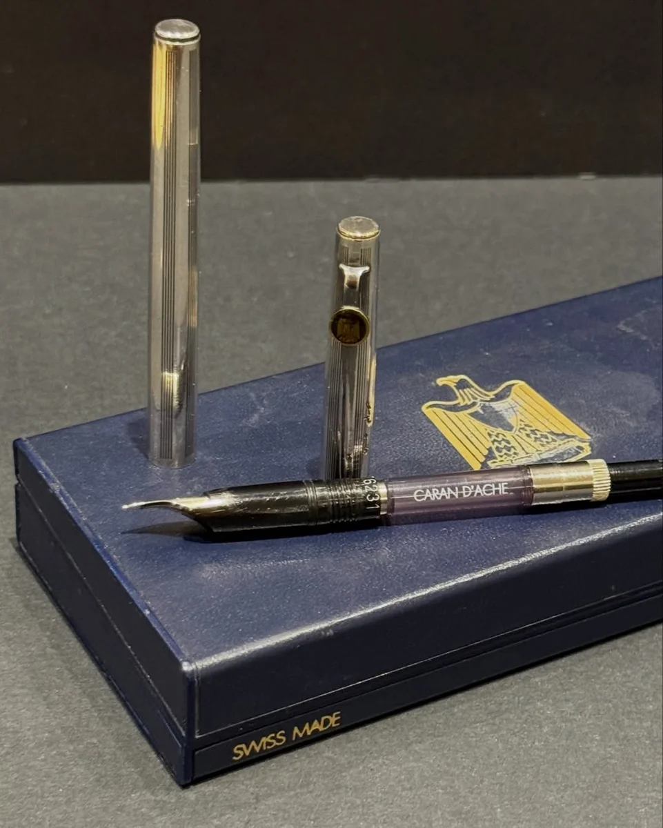 Ultra Rare Caran d’Ache Special Presidential Edition 1985 President Saddam Hussain - Image 6