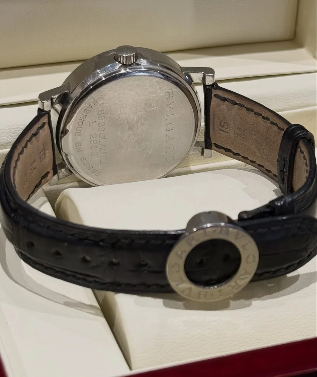 Bvlgari BB 2006 Iconic Design Steel Leather - Image 6