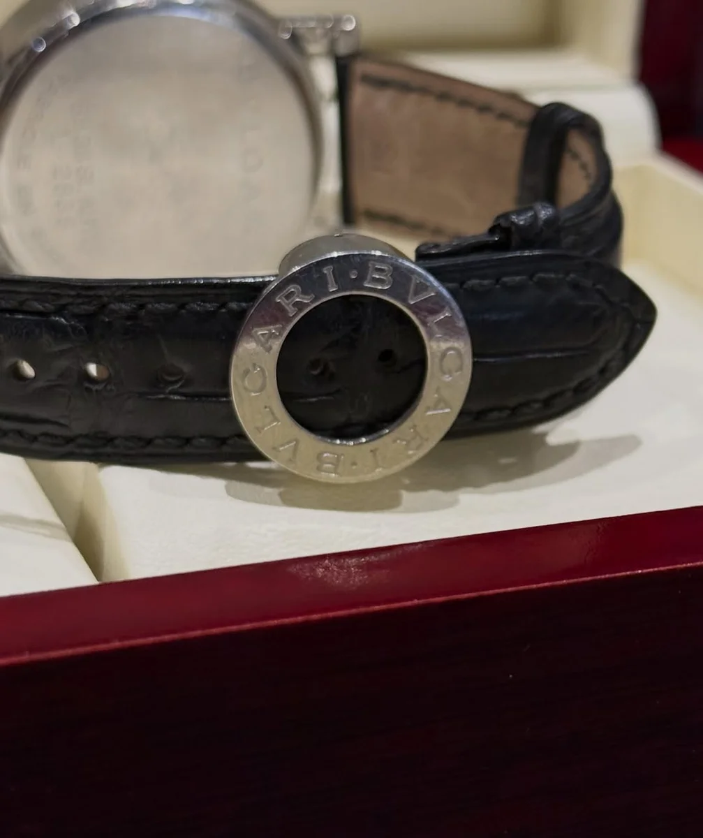 Bvlgari BB 2006 Iconic Design Steel Leather - Image 7