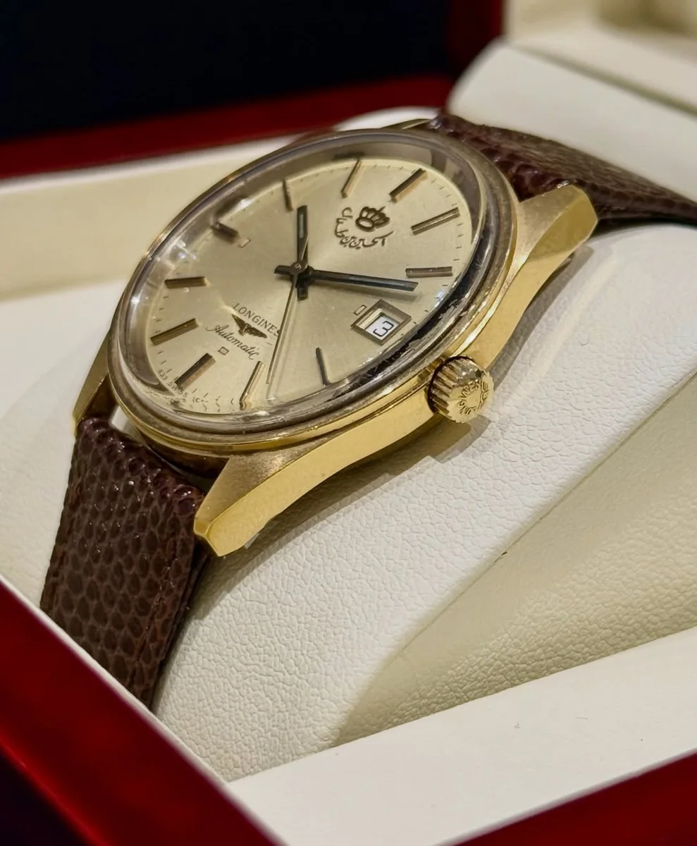 Ultra Rare Longines Royal Special Edition1970 Automatic King Hussain - Image 3